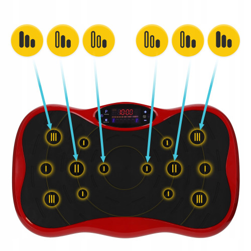 Вибрационная платформа  4FIZJO Ultra+ Black/Red - фото №9